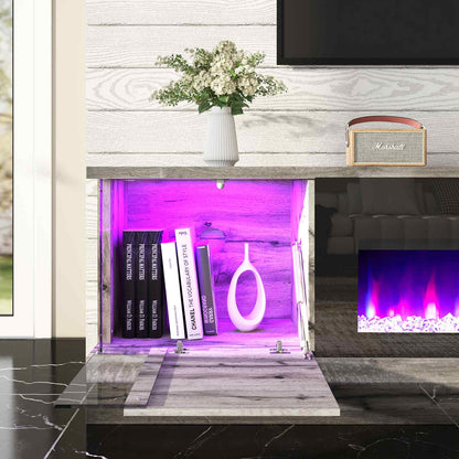 Callisto_70_Fireplace_TV_Stand Grey