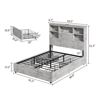 Camden Set Bed With Nightstands - Amerlife