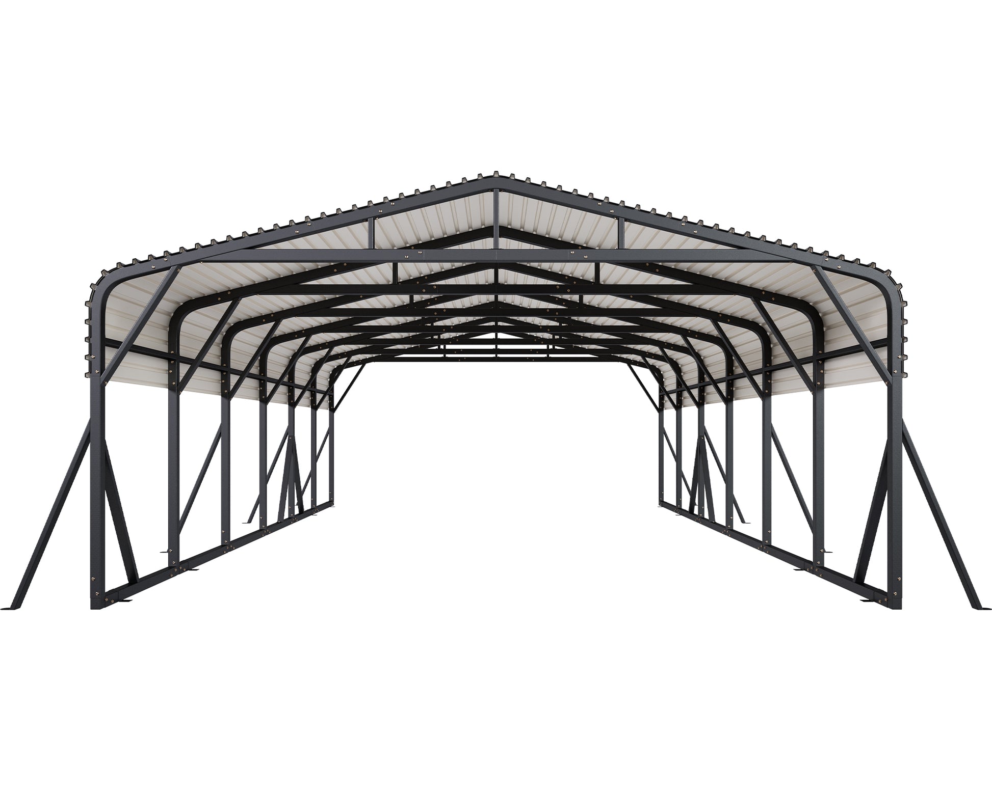 Extra Large Heavy Duty Metal Carport Amerlife 20x30 FT 