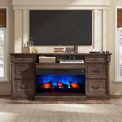 Cassius 75" Fireplace TV Stand