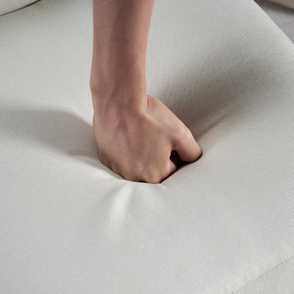 6-Piece Linen Dining Chairs Set - Beige