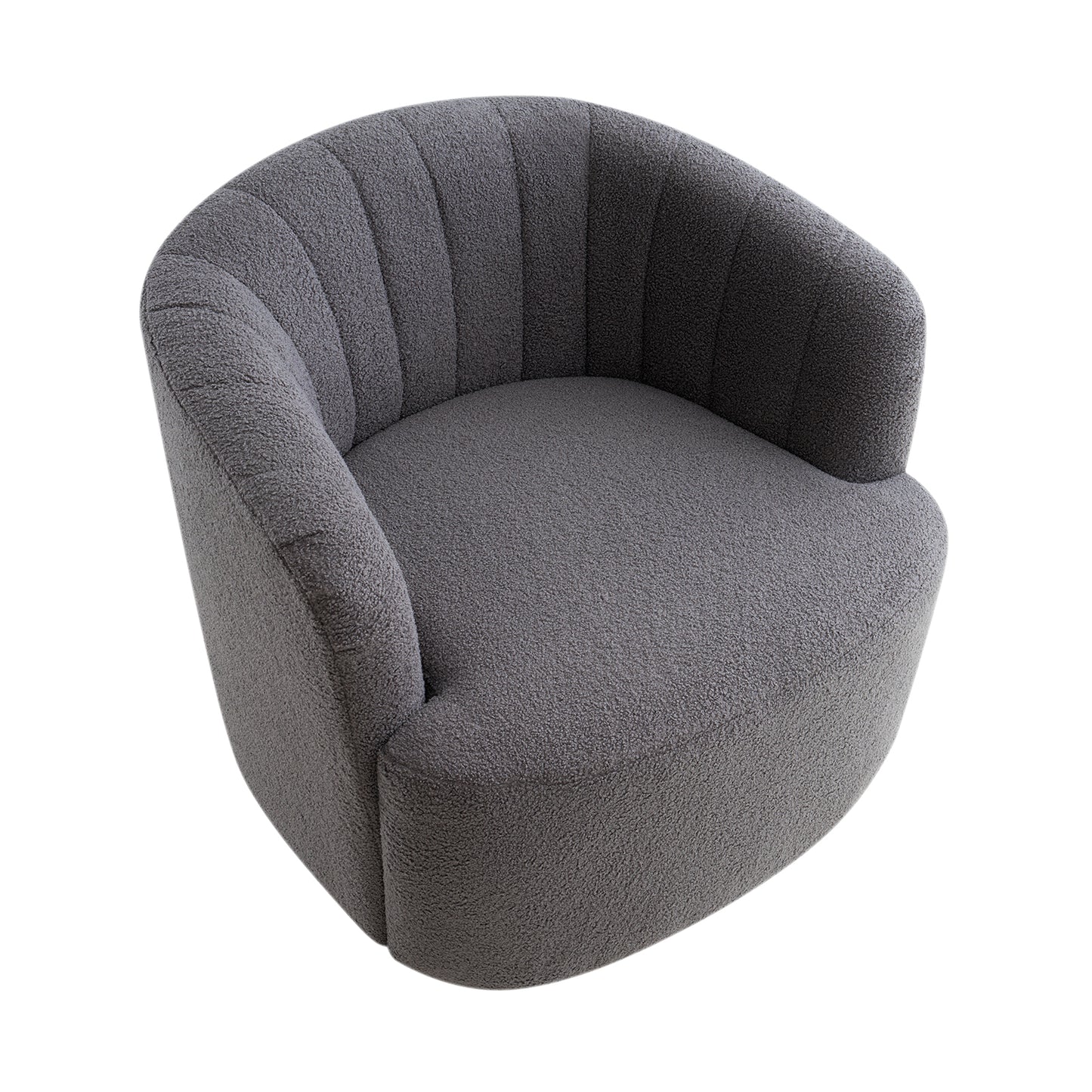 Isla 360° Swivel Barrel Chair - Grey