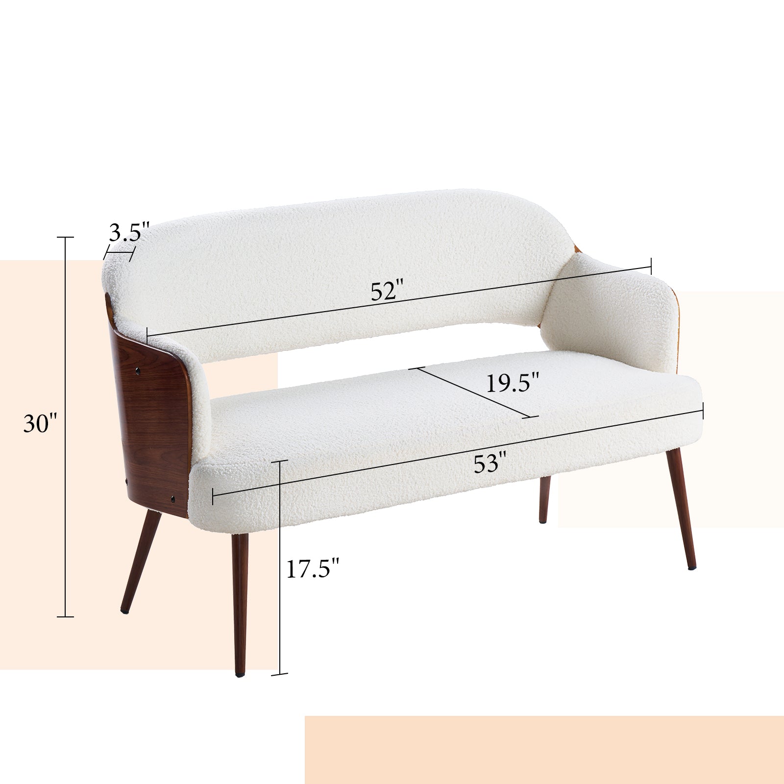 Loveseat *1 / White