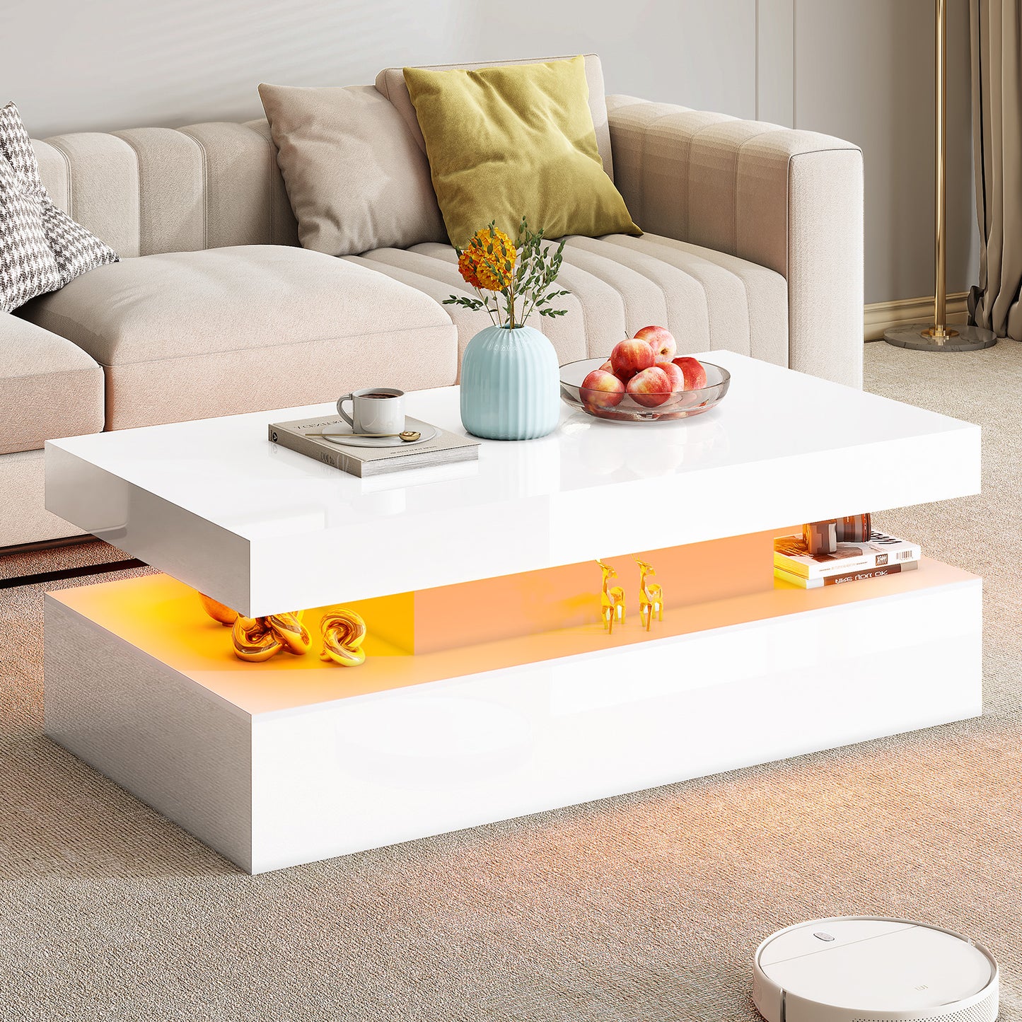 Dimmesdale Coffee Table - White