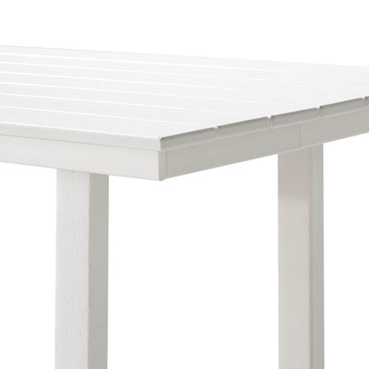 Beverly 7-Piece Outdoor Dining Table Set - White