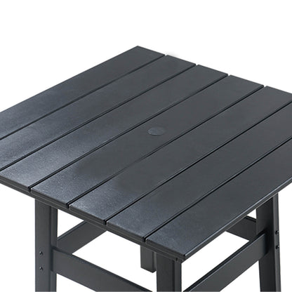 Monaco 5-Piece Outdoor Dining Table Set - Black