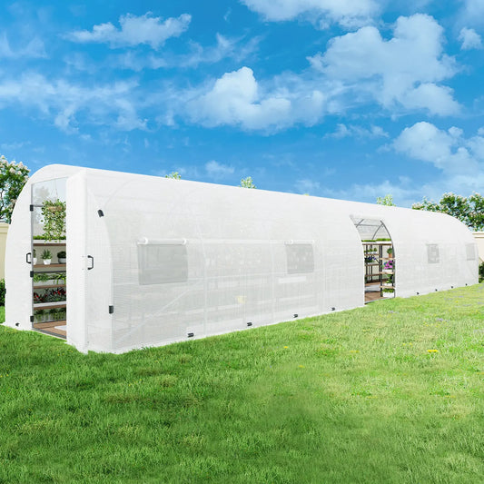 Delta High Tunnel Greenhouse YGH010 White-Amerlife