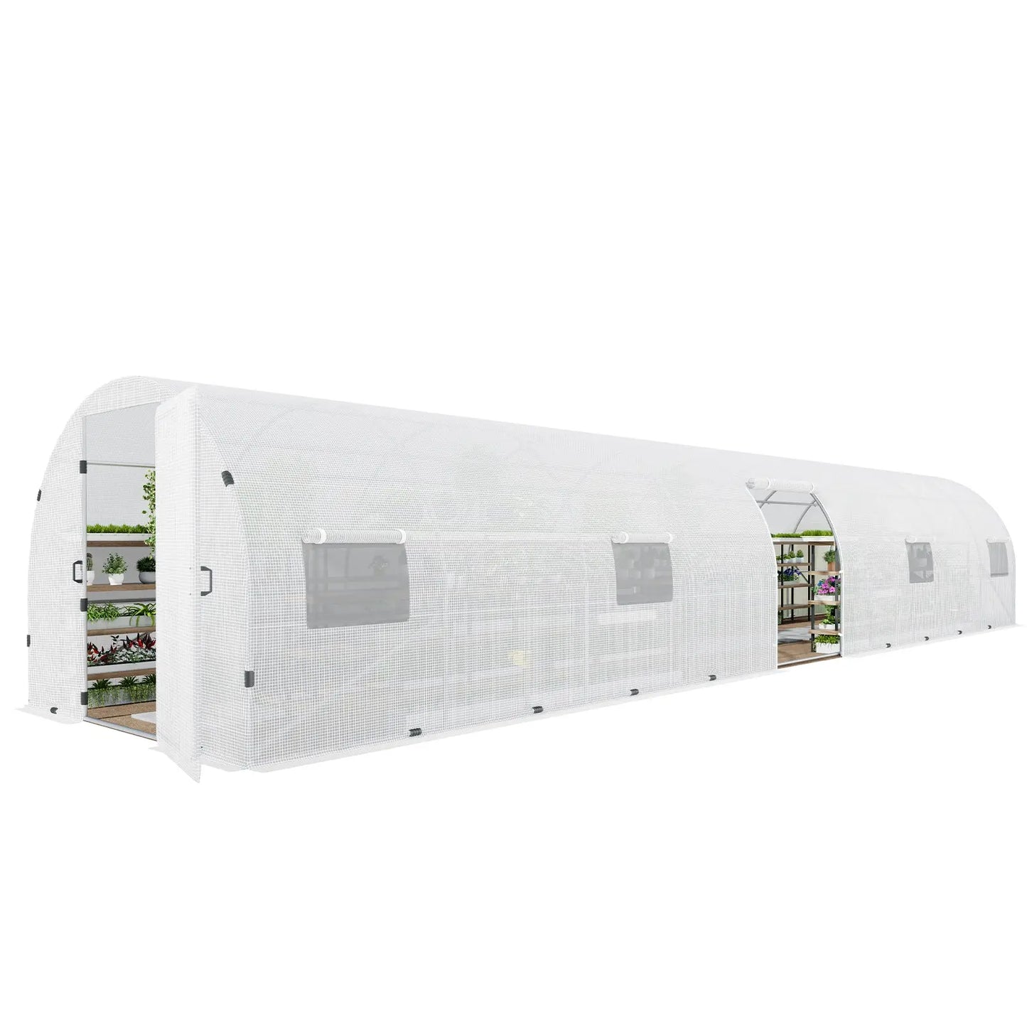 Delta High Tunnel Greenhouse YGH010 White-Amerlife