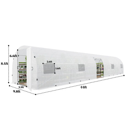 Delta High Tunnel Greenhouse YGH010 White-Amerlife