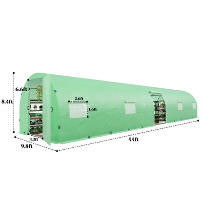 Delta High Tunnel Greenhouse YGH010 Green-Amerlife