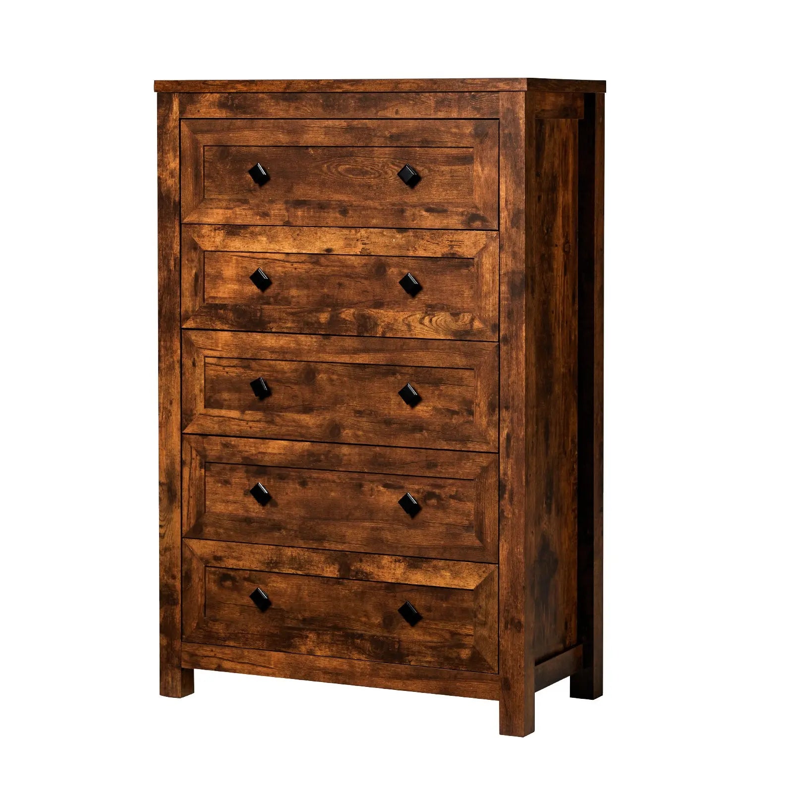 Amerlife Lenny Tall Drawers Dresser Vintage Farmhouse Wood Tall Chest Bedroom Living Room, Rustic Grey Amerlife Lenny Tall Drawers Dresser Vintage Farmhouse Wood Tall Chest Bedroom Living Room, Rustic Grey