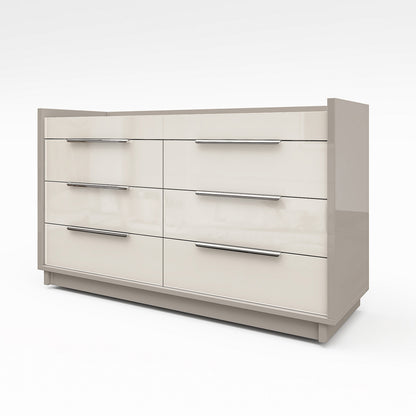 Kino 8-Drawers Dresser - White&Gray