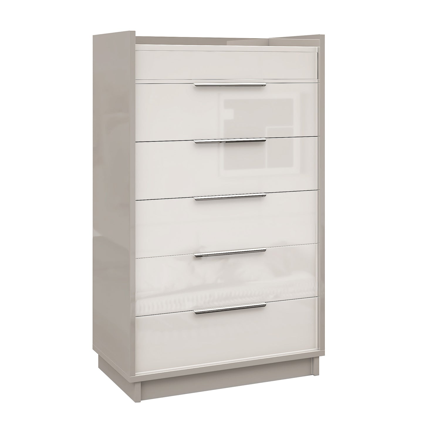 Kino 5-Drawers Dresser - White&Gray