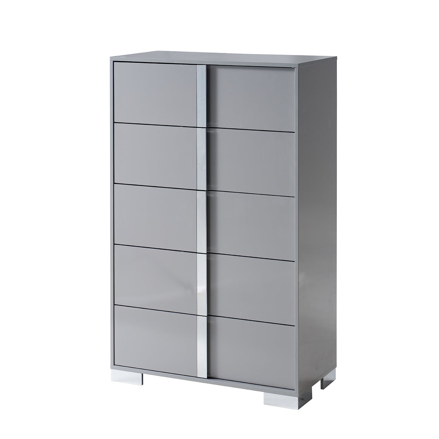 Lena 5-Drawers Dresser - Grey