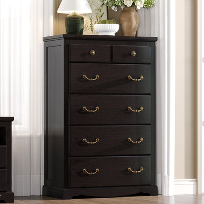 Erebus 6-Drawers Dresser - Espresso