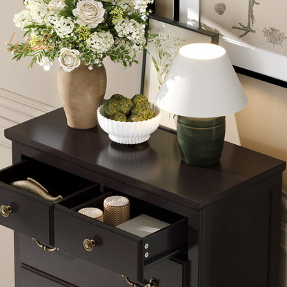 Erebus 6-Drawers Dresser - Espresso