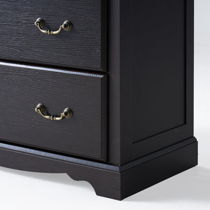 Erebus 6-Drawers Dresser - Espresso