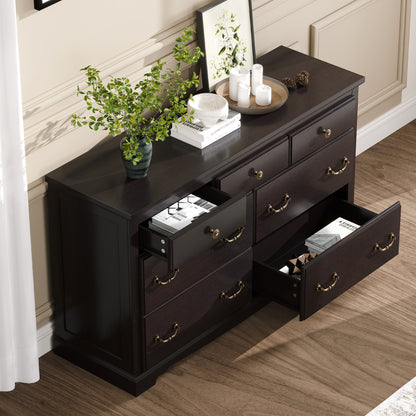 Erebus 7-Drawers Dresser - Espresso