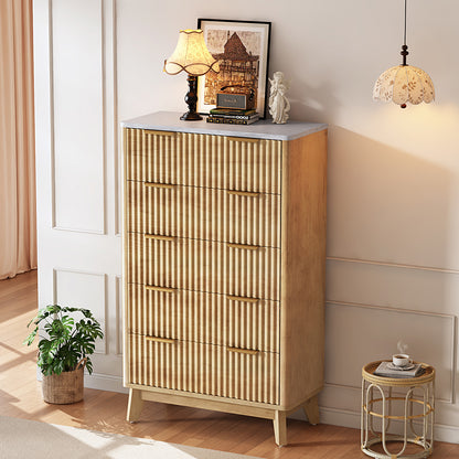 Cropredy 5-Drawers Dresser - Natural Oak