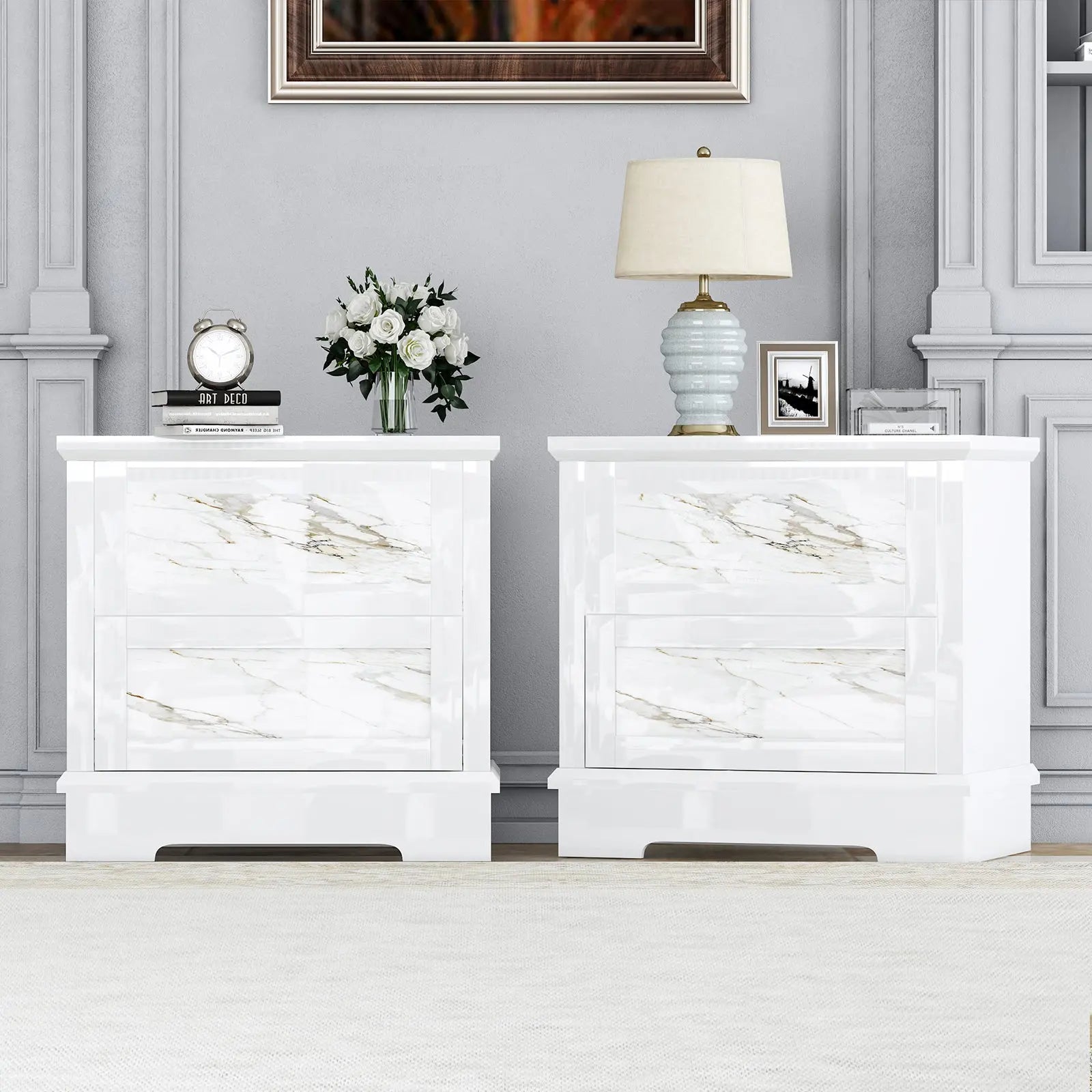 Galala Marble Cabinet Set - Amerlife