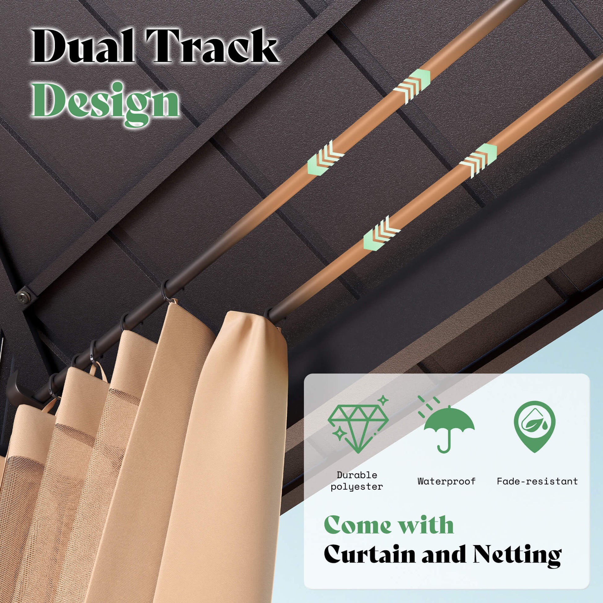 Ironwill Hexagon Metal Gazebo Amerlife