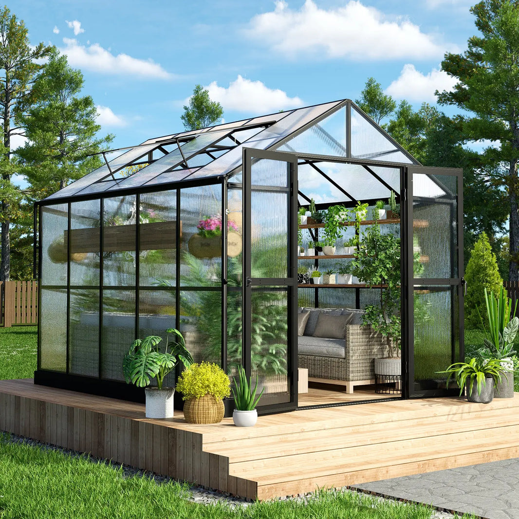 Polycarbonate Greenhouses Garden, Backyard Greenhouses Amerlife