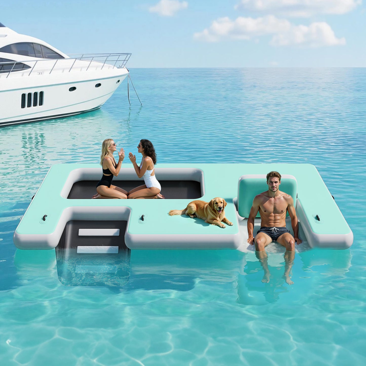 Ploov Inflatable Floating Dock Amerlife
