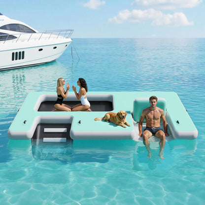 Ploov Inflatable Floating Dock Amerlife