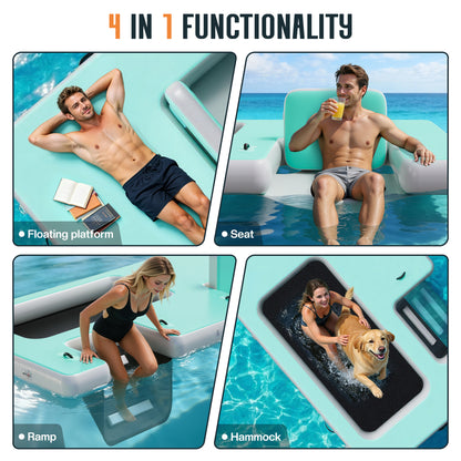 Ploov Inflatable Floating Dock Amerlife
