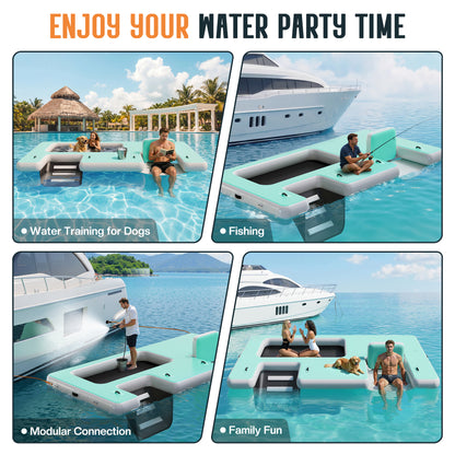 Ploov Inflatable Floating Dock Amerlife