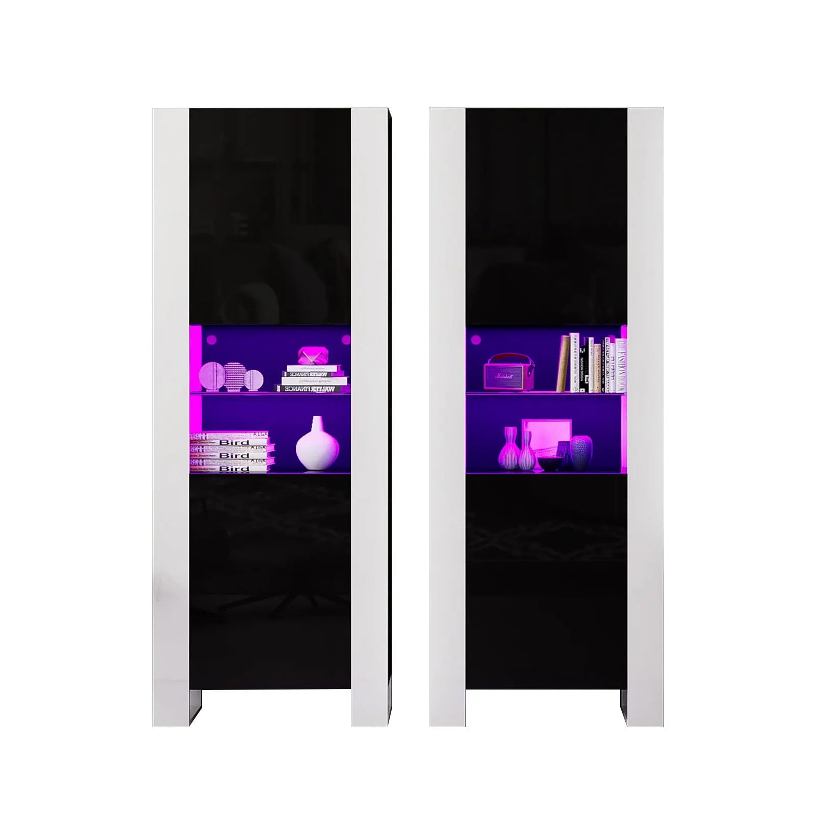 CCT029 Ion LED Bookcase Black