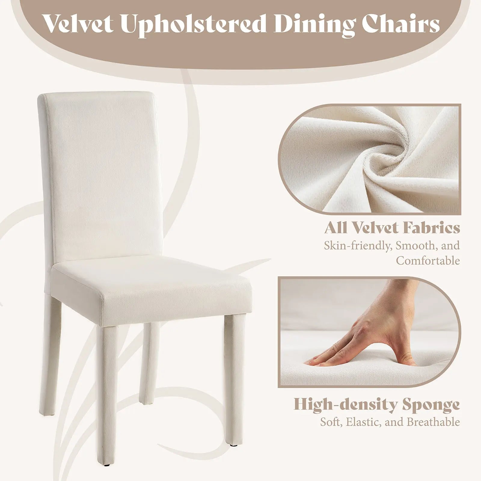 ssc030 dinning chairs white