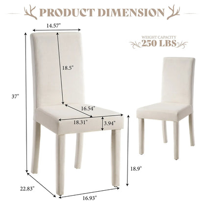 ssc030 dinning chairs white