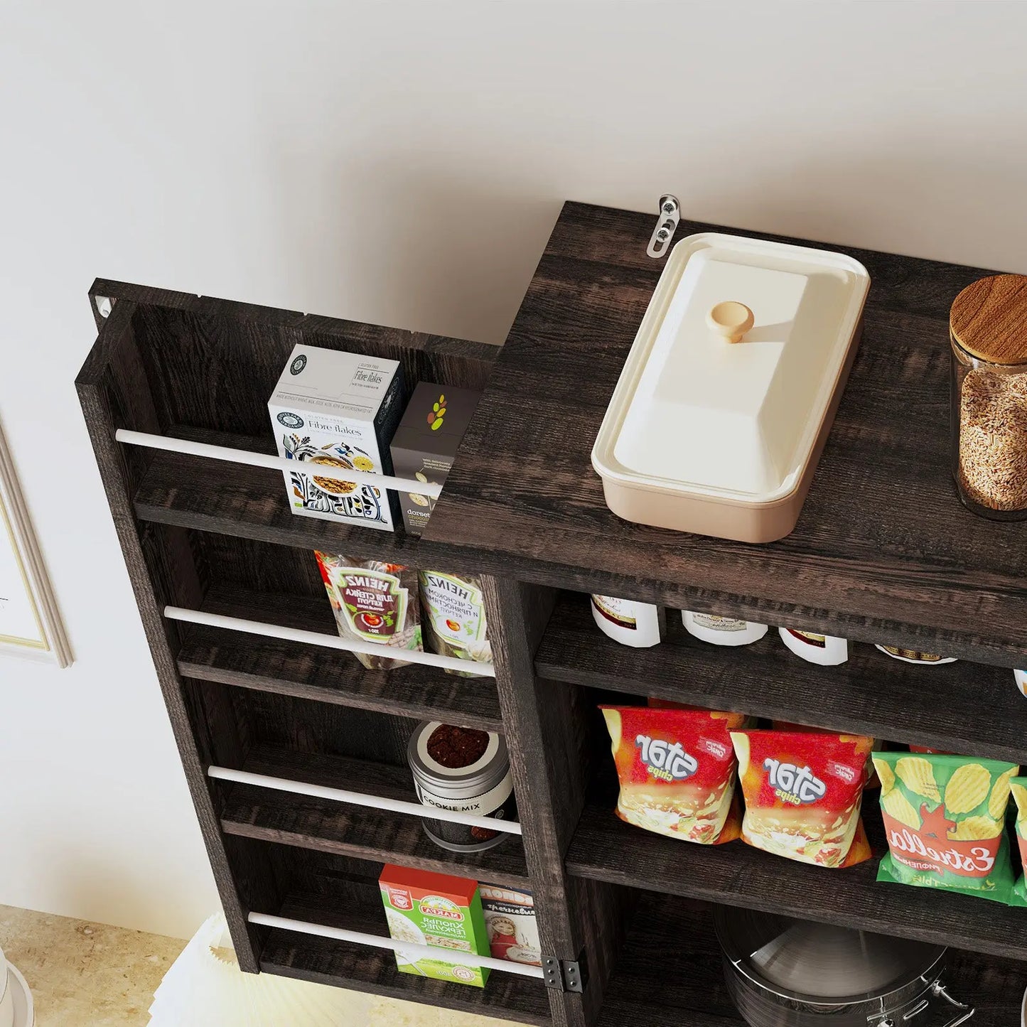 CKS004 Jasper Kitchen Pantry Dark Oak	