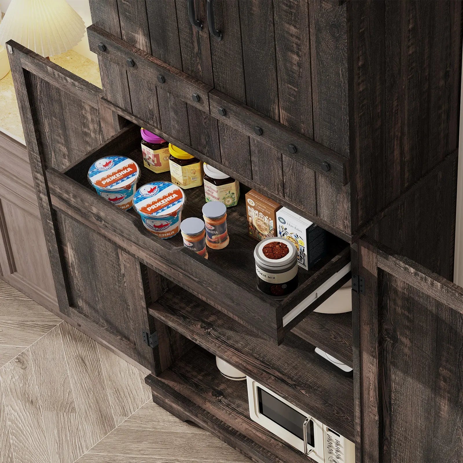 CKS004 Jasper Kitchen Pantry Dark Oak	