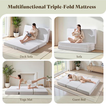 Fold Memory Foam Mattress Amerlife Full