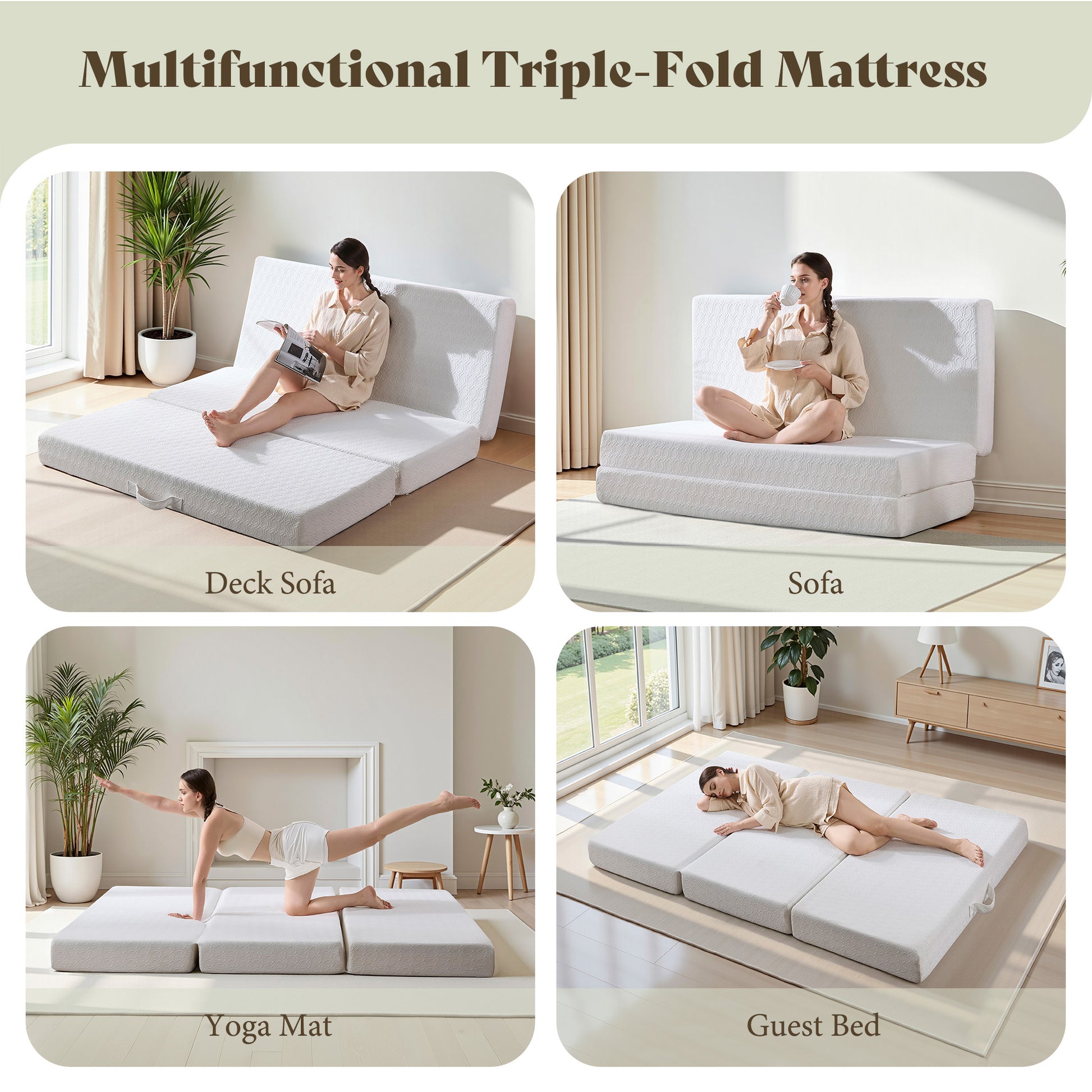 Fold Memory Foam Mattress Amerlife Twin
