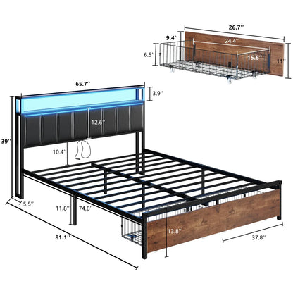 Martinez Full Storage Bed