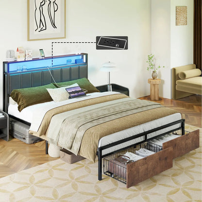 Martinez King Storage Bed