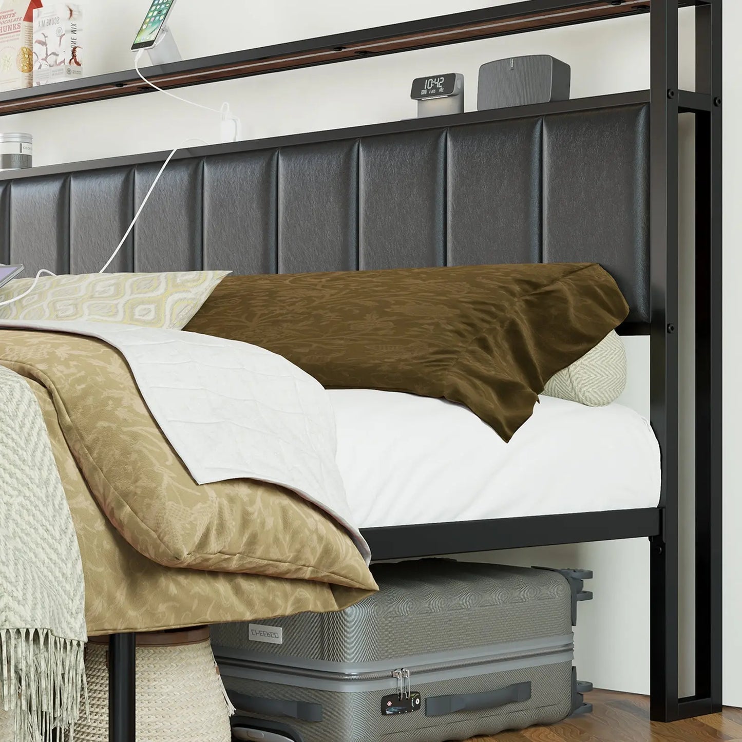 Martinez King Storage Bed