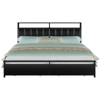 Martinez Queen Storage Bed