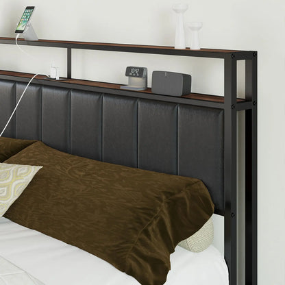 Martinez Queen Storage Bed