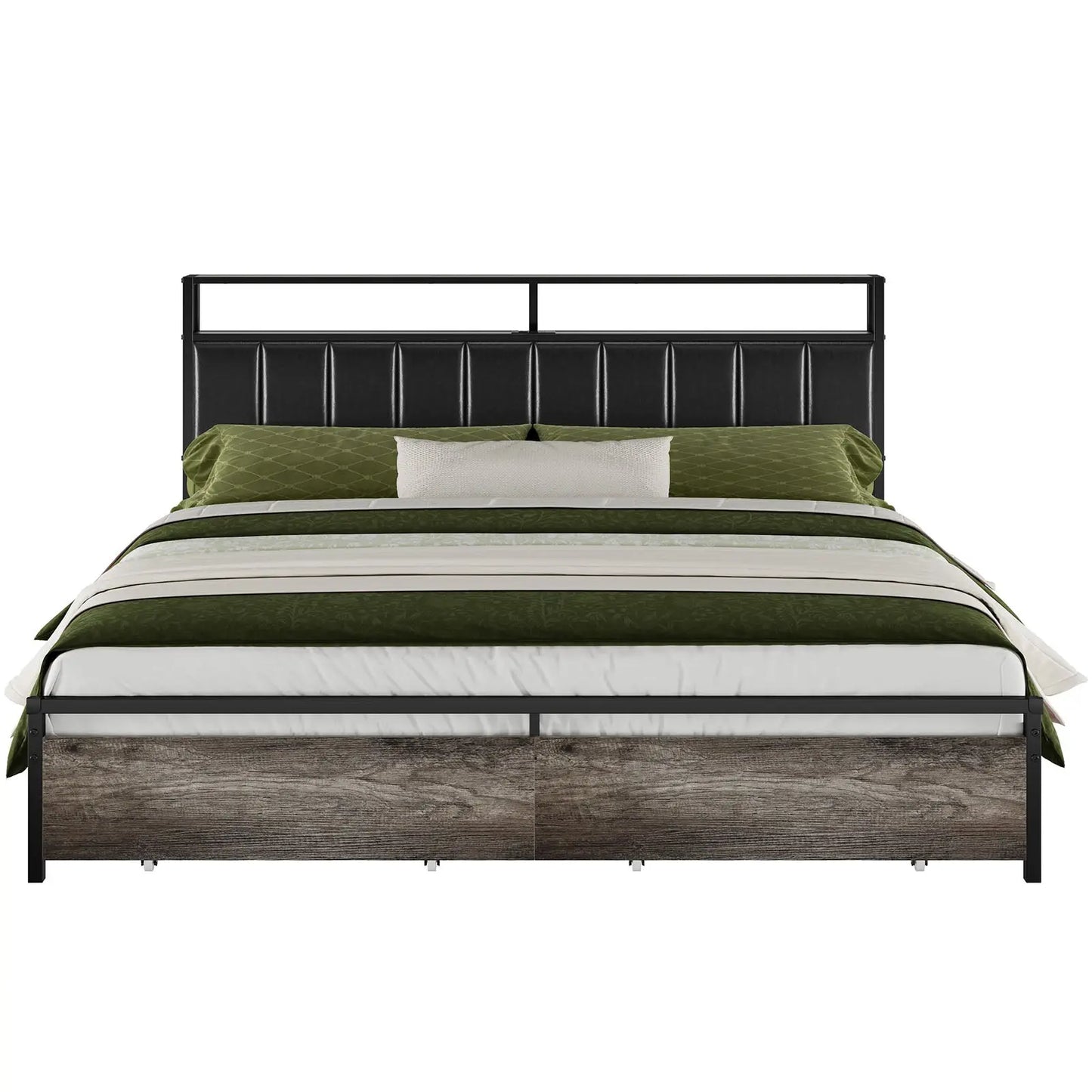 Martinez Queen Storage Bed