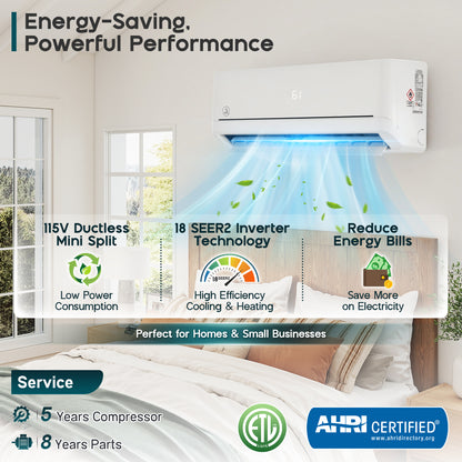 DIY Mini Split AC System Amerlife 115V