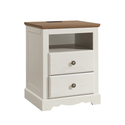 Erebus Nightstands - Pair / Antique White