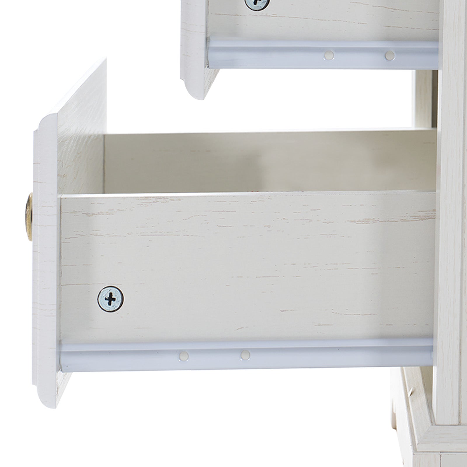 Erebus Nightstands - Pair / Antique White