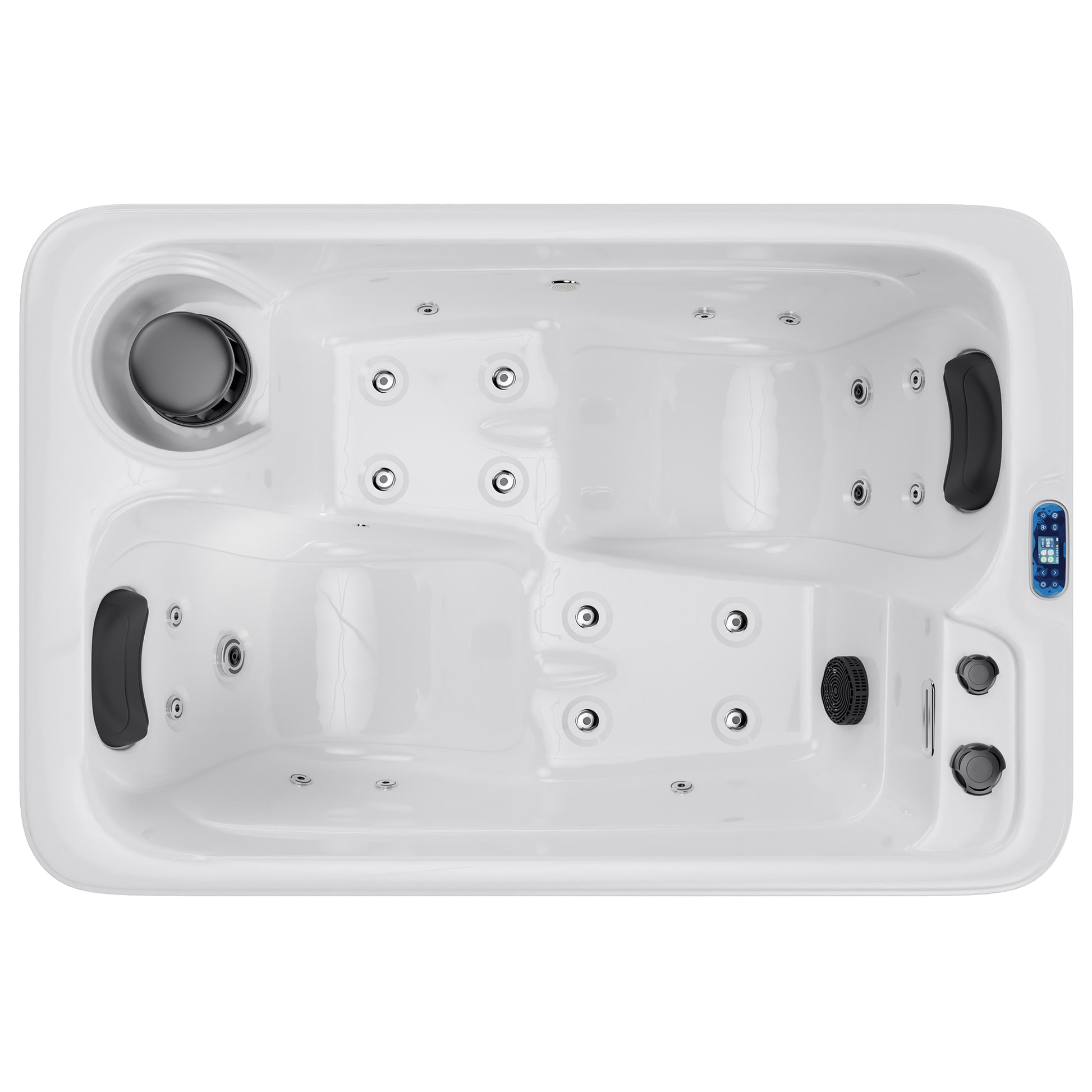 Plug & Play Outdoor Hot Tub Amerlife 2-Person 