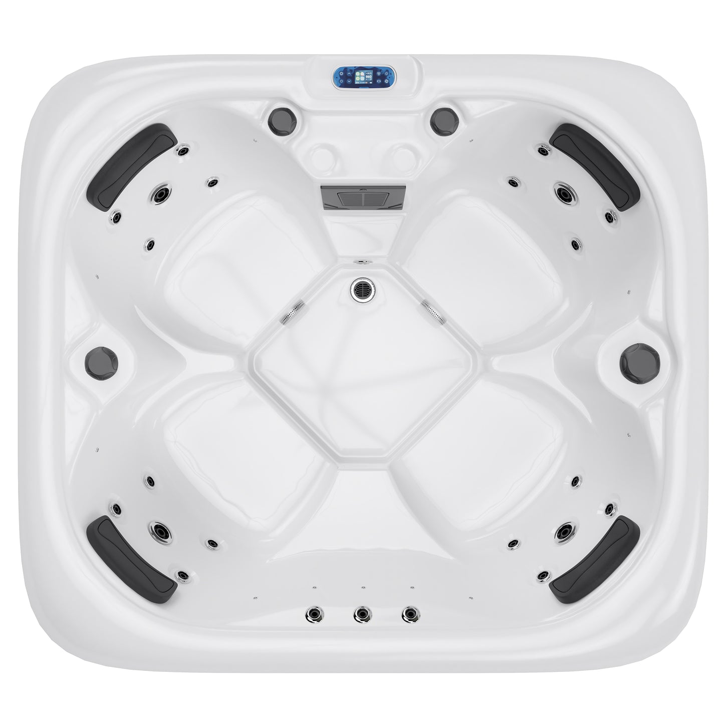 Plug & Play Outdoor Hot Tub Amerlife 4-Person 