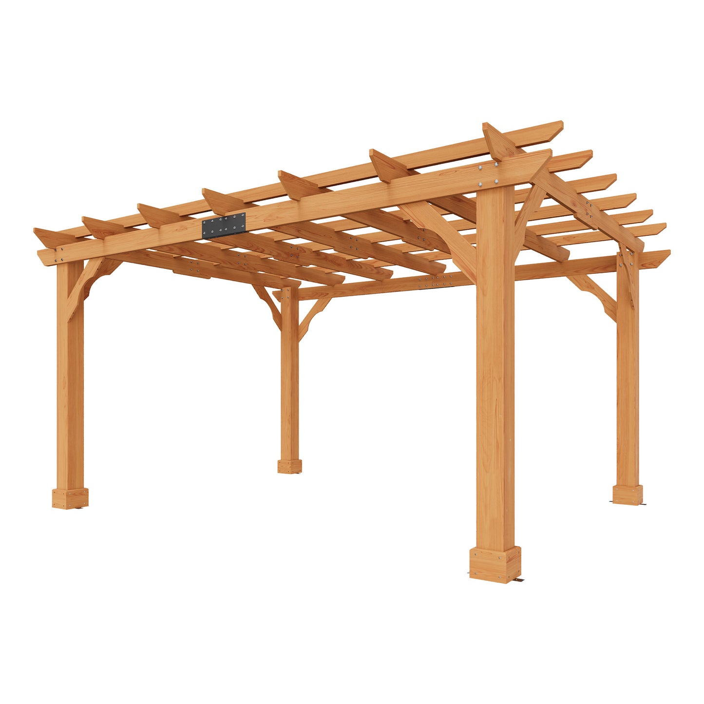 Cedrix Solid Cedar Wood Pergola-10X12