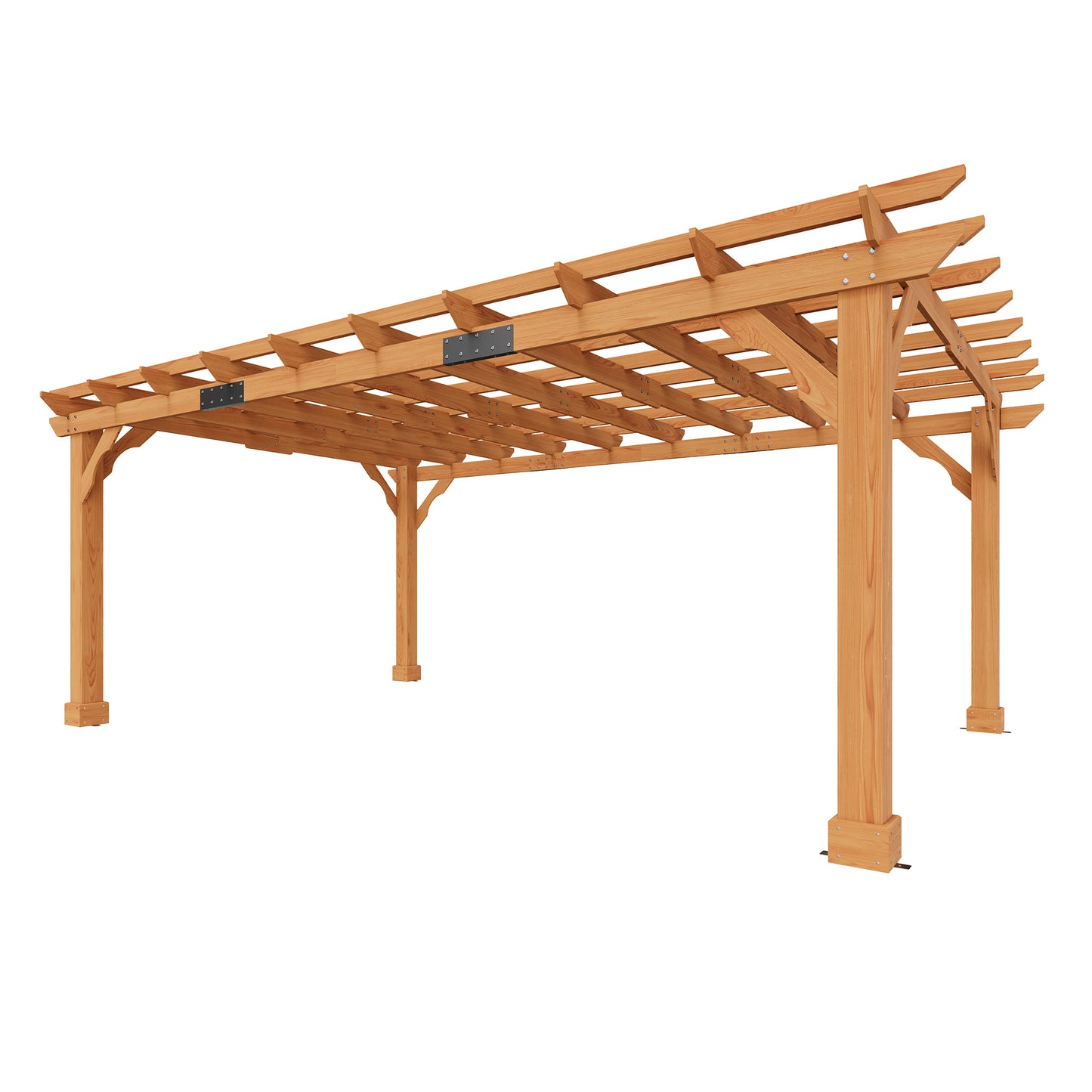 Cedrix Solid Cedar Wood Pergola-12X16